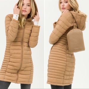 🤩 JUST ARRIVE🤩 Camel THERMAL puff JACKET